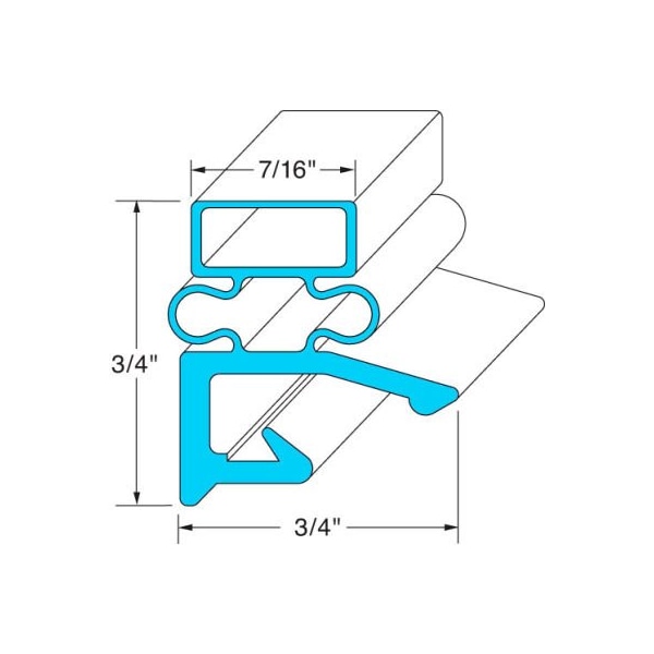 Allpoints 741104 Gasket, Door